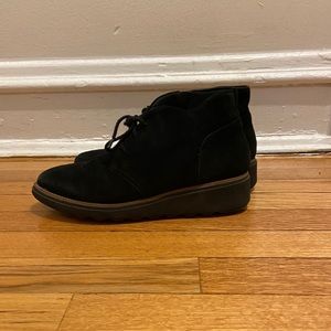 Clarks wedge booties